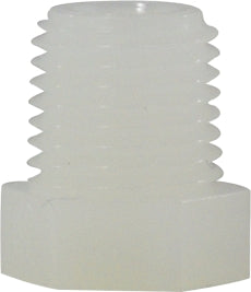 White Nylon Hex Head Plug