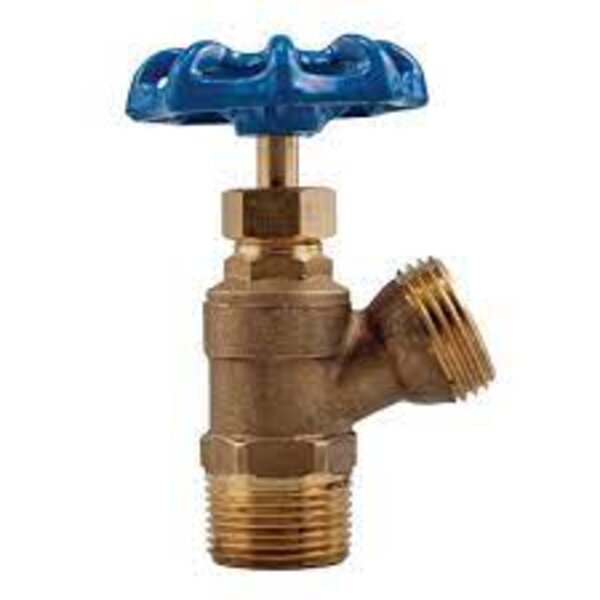 Watts 0123619 3/4" Boiler Drain Shutoff Side View