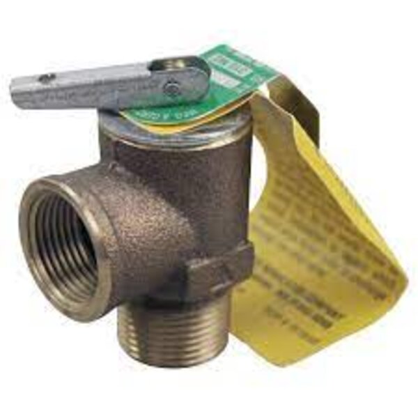 Watts 0342629 3/4" x 3/4" Bronze Steam Safety Relief Valve Side View