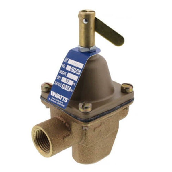 Watts 0386423 Feed Water Pressure Regulator 1/2 1156F Side View