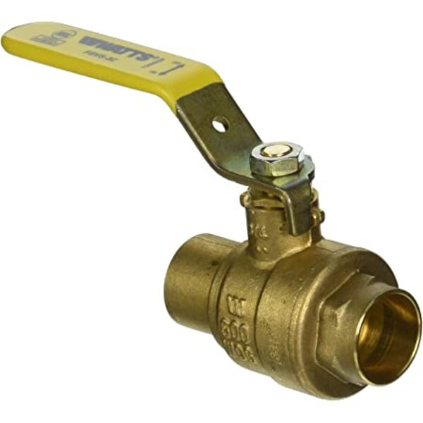 Watts 547111 2-piece Full Port Ball Valve 3/4 FBVS-3C Side View