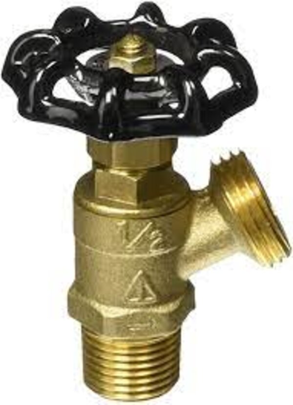 Watts 820901 1/2" Boiler Drain Shutoff Front View