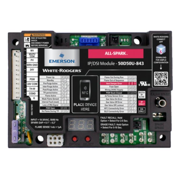White-Rodgers 50D50U-843 All-Spark™ Intermittent Pilot/Direct Spark Ignition Module Front View