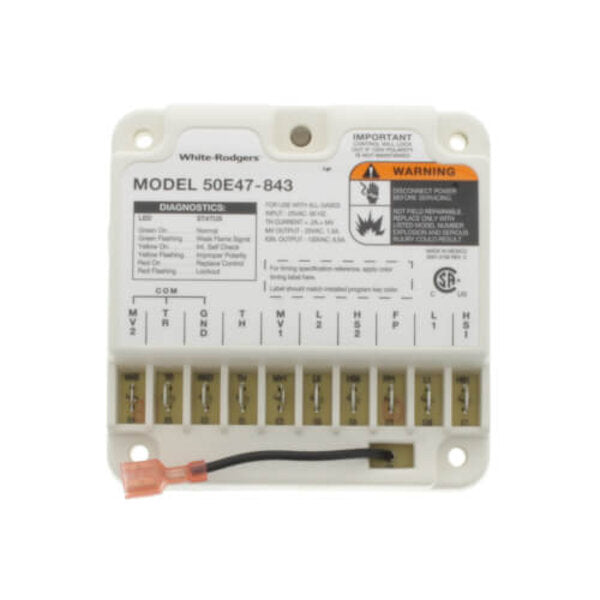 White-Rodgers 50E47-843 Universal Non-Integrated HSI Ignition Module Front View