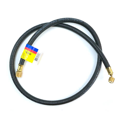 Yellow Jacket Heavy-Duty Vacuum/Charging Hose with Standard Fittings Front View