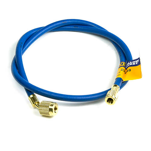 Yellow Jacket Plus II Charging Hose With Sealright Fitting Front View