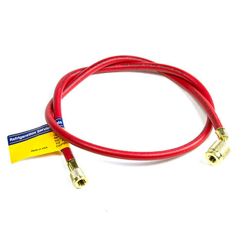 Yellow Jacket Plus II Charging Hose With Sealright Fitting Front View