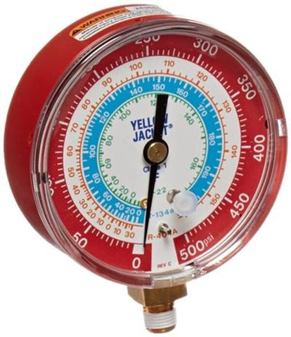 Yellow Jacket High Side Gauge Side View 1