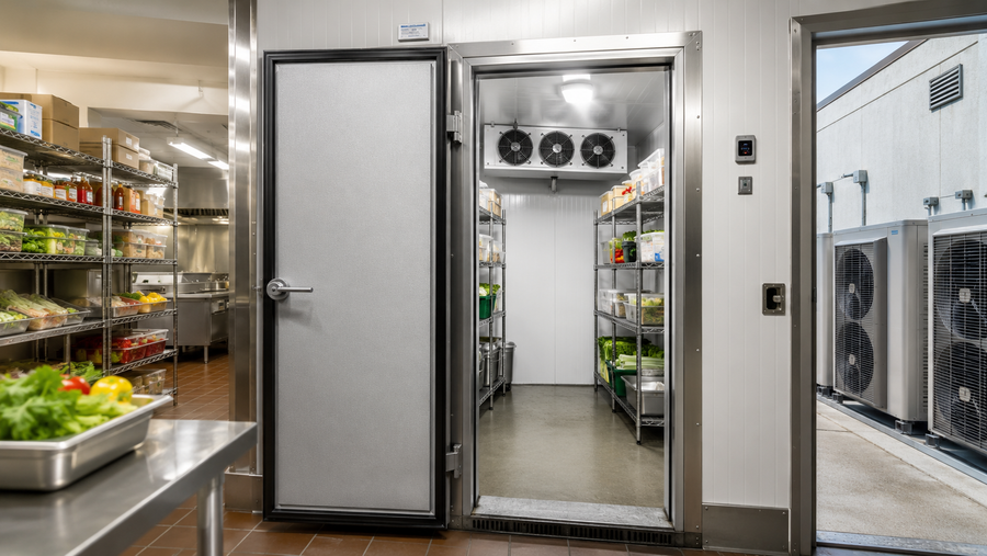 Commercial walk-in freezer buying guide with refrigeration equipment checklist