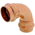90° Elbow - Reducing Copper