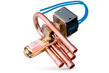 Sanhua SHF-20D-46-02-AM 4-Way Reversing Valve - 1/2" x 3/4" ODF, 8 ton