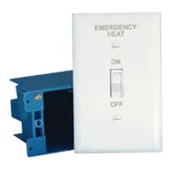 Braeburn Emergency Heat Switch - Standard Switch Model 149091 Side View