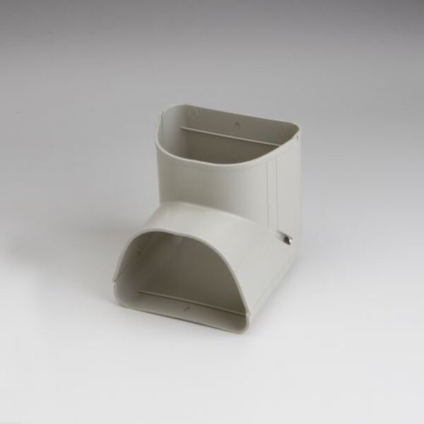 Fortress 84122 4.5" 45° Outside Vertical Elbow - LCFO122I (Ivory) Side View