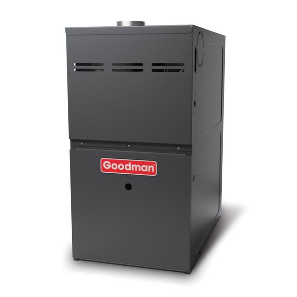 GMVS960603BU  60,000 BTU 96% AFUE Single Stage Goodman Gas Furnace Ultra-Low NOx - Upflow/Horizontal Side View