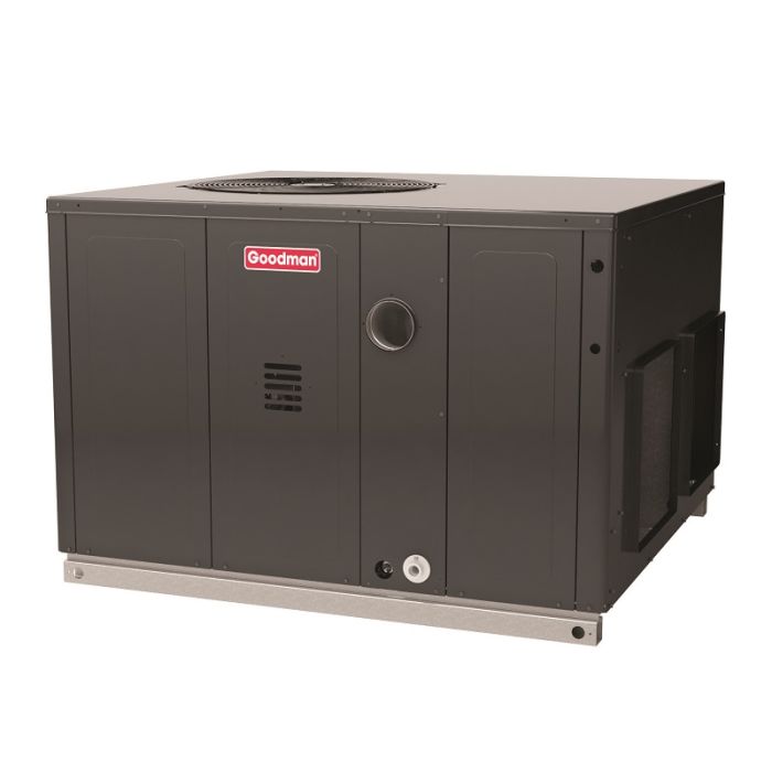 GPUM32404041 2 Ton 40,000 BTU 13.4 SEER2 Goodman Ultra-Low NOx Gas Packaged Unit Side View