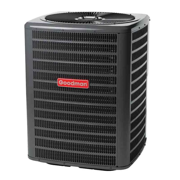 GSXN3N1810 Goodman 1.5 Ton 13.4 SEER2 Air Conditioner Condenser Side View