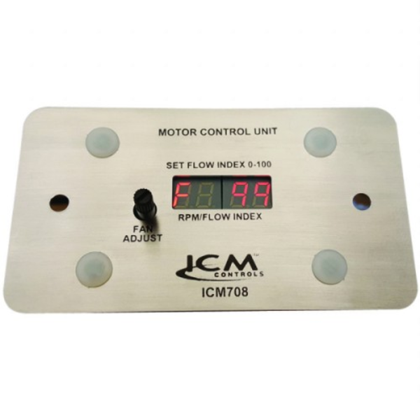 ICM ICM708 ECM Controls, Motor Speed Controls Front View