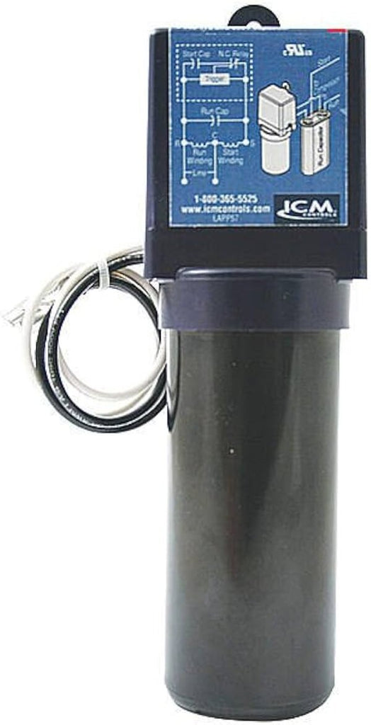 ICM ICM866U-LF Motor Hard Start, Voltage Sensing w/ High-Powered Relay Output for 1/12 to 5HP Applications Front View