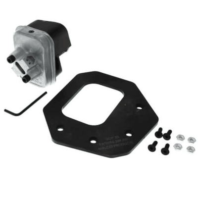 Malco GOP23UK 2" x 3" Standard Rectangular Hole Gutter Outlet Die Front VIew