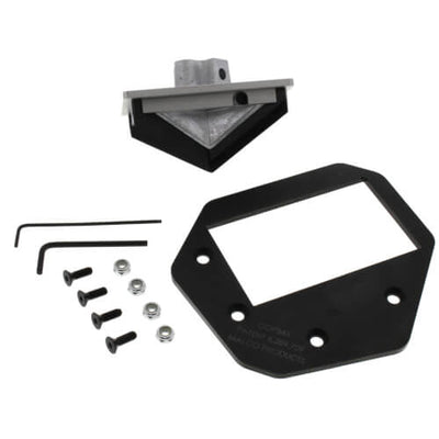 Malco  GOP34XUK 3" x 4" X Style Hole Gutter Outlet Die  Front View