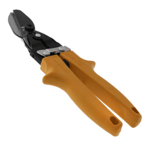 Malco M2004 - Straight Double Cut Aviation Snips (Yellow) Back VIew