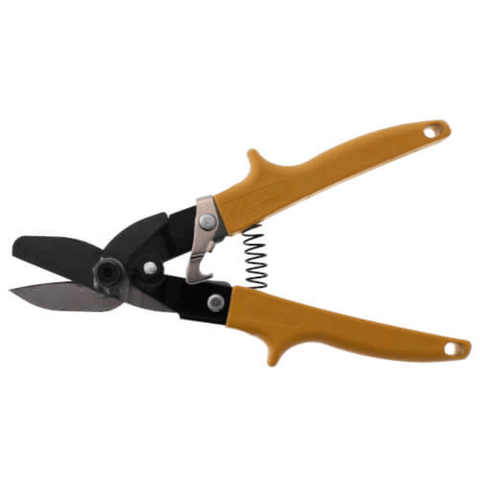 Malco M2004 - Straight Double Cut Aviation Snips (Yellow)  Front VIew
