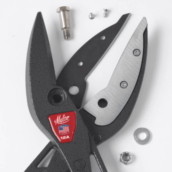 Malco MC12A Andy 12 - Classic Aluminum Handled Combination Snips Top View