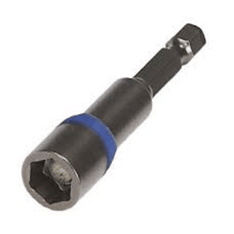 Malco MSH38P 3/8" Short Magnetic Hex Chuck Driver, 1-3/4" Long (Pack of 2) Front View