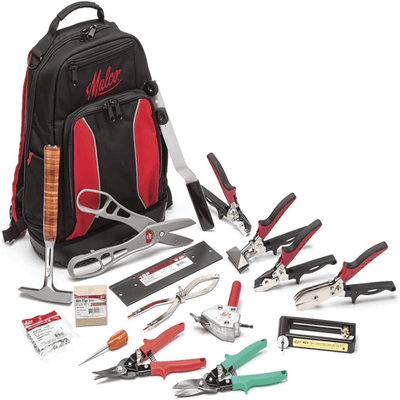 Malco STKMRBP HVAC Starter Tool Kit, 16 Piece w/ TBP33 Tool Backpack Front View
