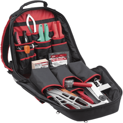Malco STKMRBP HVAC Starter Tool Kit, 16 Piece w/ TBP33 Tool Backpack Front View