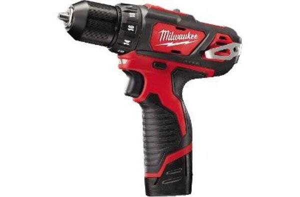 Milwaukee 2407-22 M12™ Lithium-Ion 3/8" Cordless Drill/Driver Kit Front View