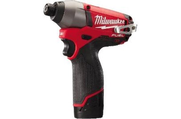 Milwaukee 2553-22 M12 FUEL™ Lithium Ion 1/4" Hex Cordless Impact Driver Kit Side View