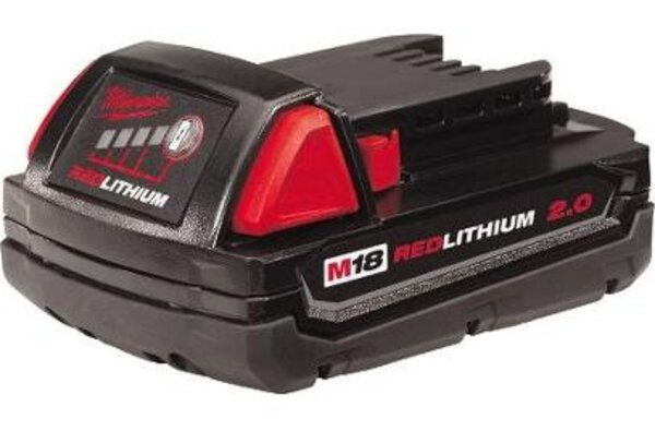 Milwaukee 48-11-1820 M18 REDLITHIUM™ 2.0 Compact Battery Pack Side View