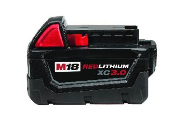 Milwaukee 48-11-1822 M18 REDLITHIUM™ XC3.0 Battery Pack (2-Pack) Front View
