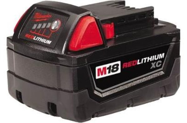 Milwaukee 48-11-1840 M18 REDLITHIUM™ XC 4.0 Extended Capacity Battery Pack Side View