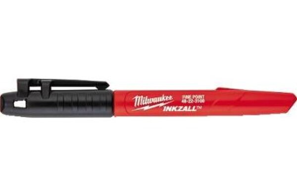 Milwaukee 48-22-3105 INKZALL® Black Fine Point Markers Front View