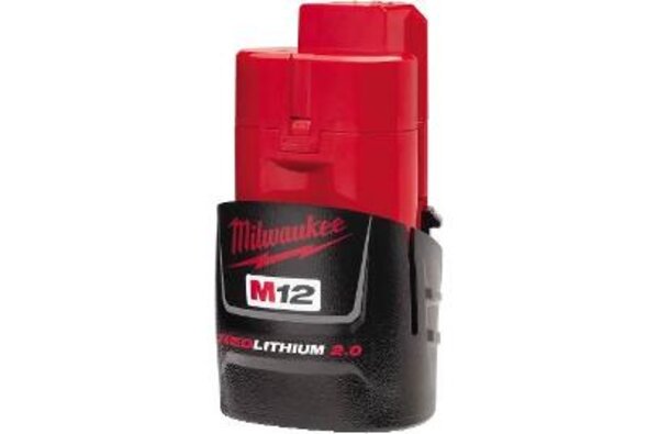 Milwaukee 48-59-1812 M12 REDLITHIUM™ 2.0 Compact Battery Pack Side View
