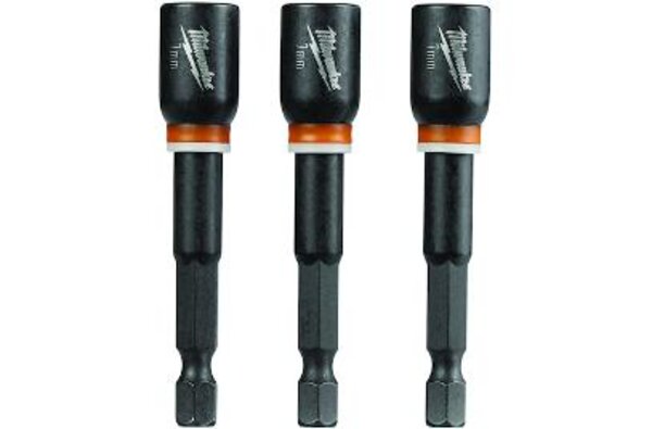 Milwaukee 49-66-0707 SHOCKWAVE™ Impact Magnetic Nut Driver 10PK Front View