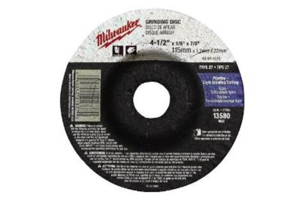 Milwaukee 49-94-4520 Replacement Grinding Wheel Front View