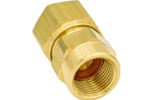 Python 6100 1/4" Female Compression Fitting Assembly Side View