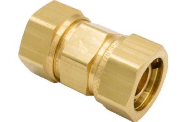 Python 6200 1/4" Coupler Compression Fitting Assembly Side View