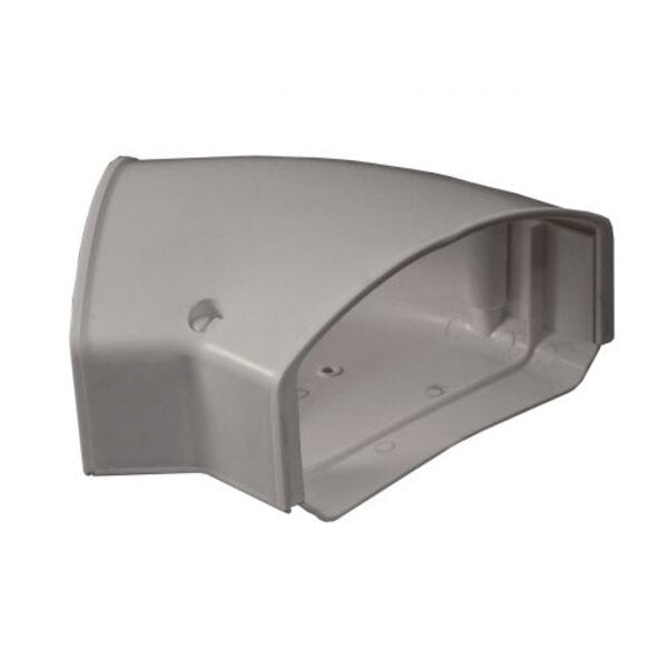 Rectorseal CG90G Cover Guard 90° Elbow 4-1/2" Gray Side View