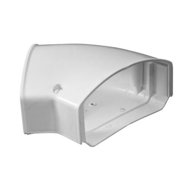 Rectorseal 3CG45 Cover Guard 45° Elbow 3" White Side View