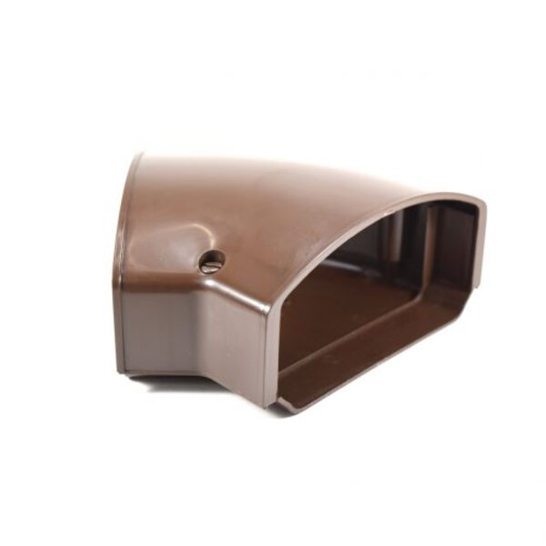 Rectorseal 3CG45B Cover Guard 45° Elbow 3" Brown Side View