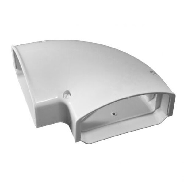 Rectorseal 3CG90 Cover Guard 90° Elbow 3" White Side View
