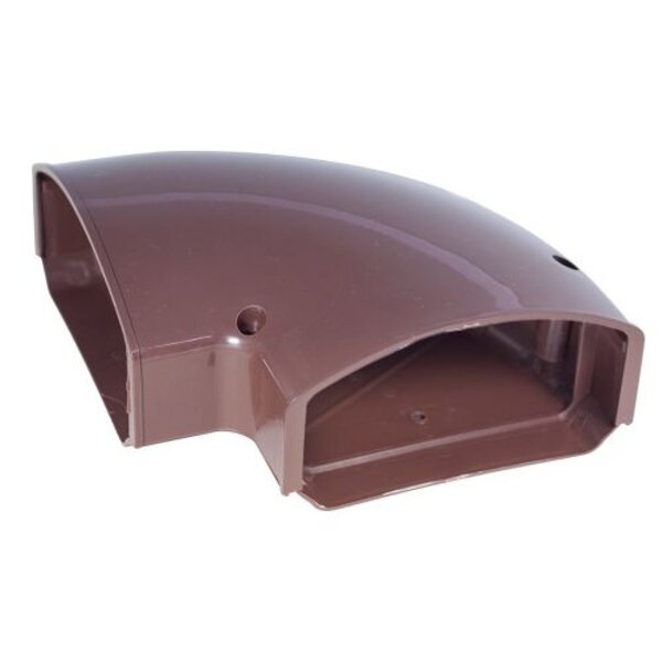 Rectorseal 3CG90B Cover Guard 90° Elbow 3" Brown Side View