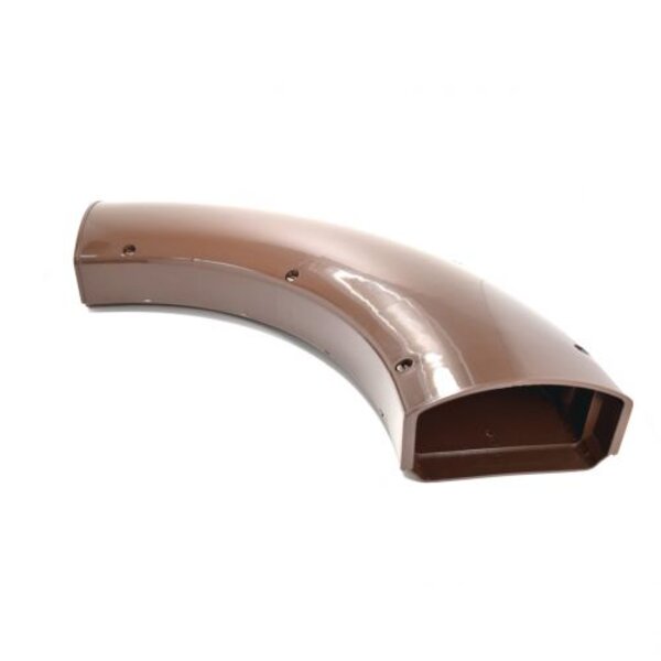 Rectorseal 3CG90SWPB Cover Guard 90° Sweep Elbow 3" Brown Side View