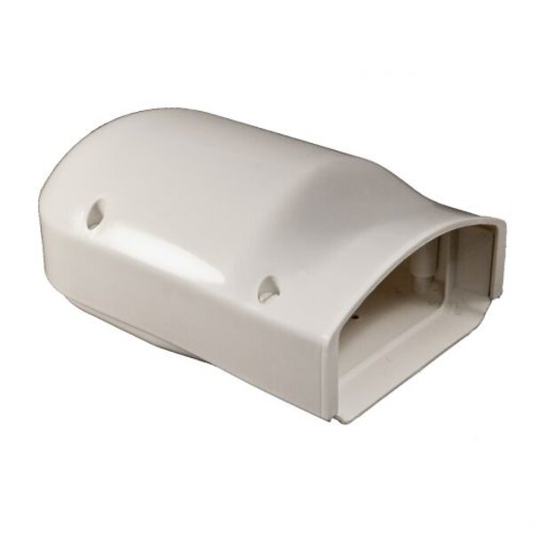 Rectorseal 3CGINLT Cover Guard Wall Inlet 3" White Side View
