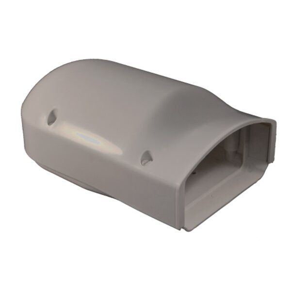 Rectorseal 3CGINLTG Cover Guard Wall Inlet 3" Gray Side View
