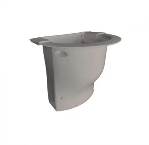 Rectorseal 3CGSTI Cover Guard Soffit Fitting 3" Gray Side View